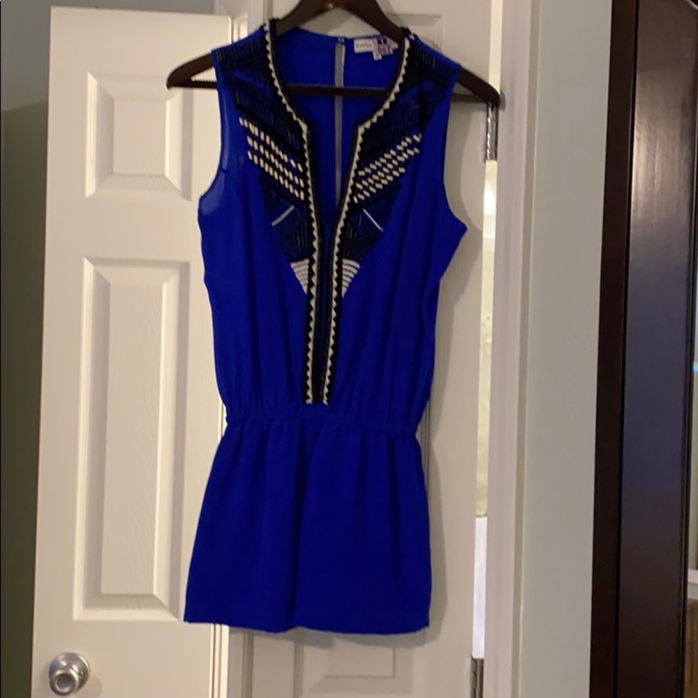 Karina Grimaldi beaded romper